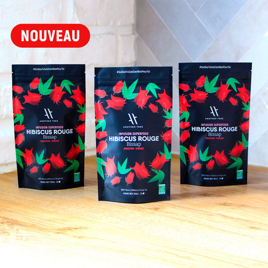 Organic Red Hibiscus - Set of 4 packets