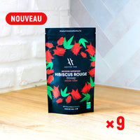Hibiscus Rouge Bio - Cure 3 mois - 9 paquets